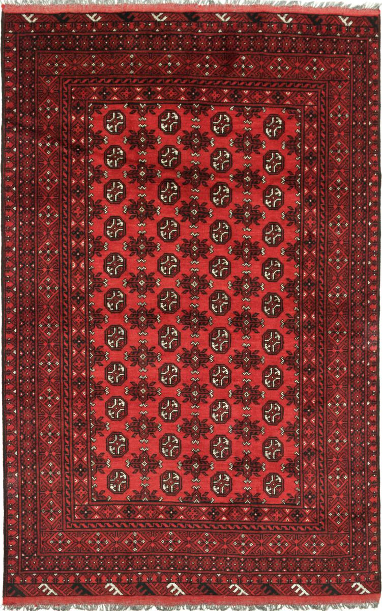 Nain Trading Tappeto Fatto A Mano Afghan Akhche 246x153 Ruggine/Viola (Lana, Afghanistan)