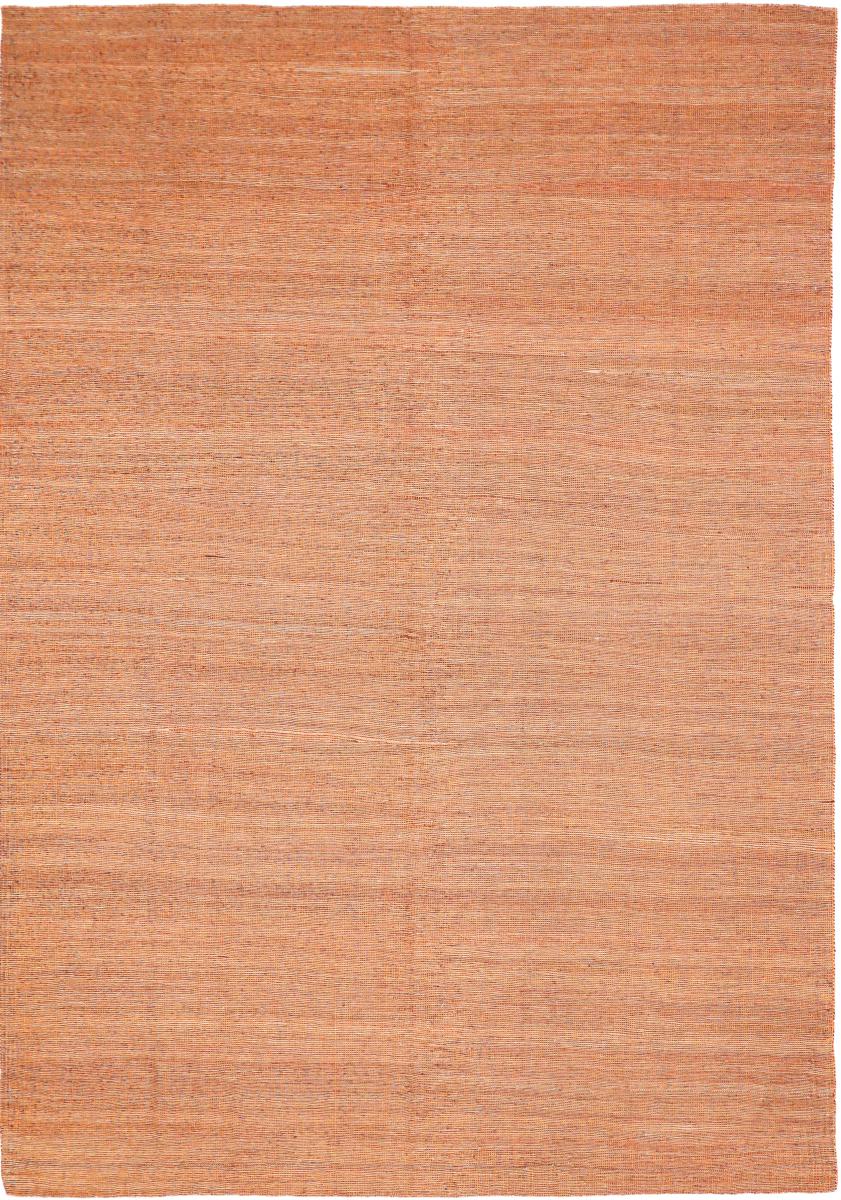 Nain Trading Tappeto Kilim Fars Design 369x260 Beige/Arancione (Lana, Persia/Iran, Tessuto a mano)
