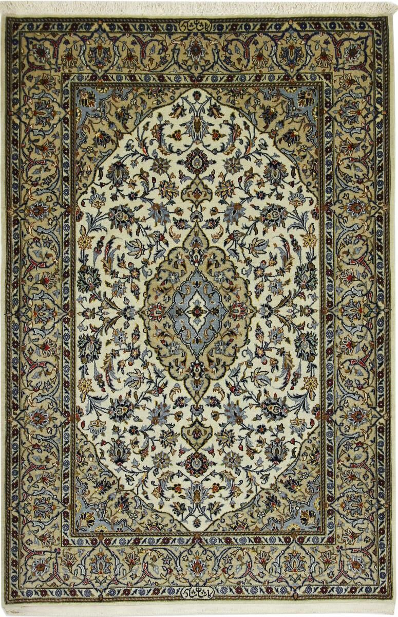 Nain Trading Tappeto Orientale Keshan Kork Shadsar 176x116 Grigio Scuro/Marrone Scuro (Persia/Iran, Lana, Annodato a mano)