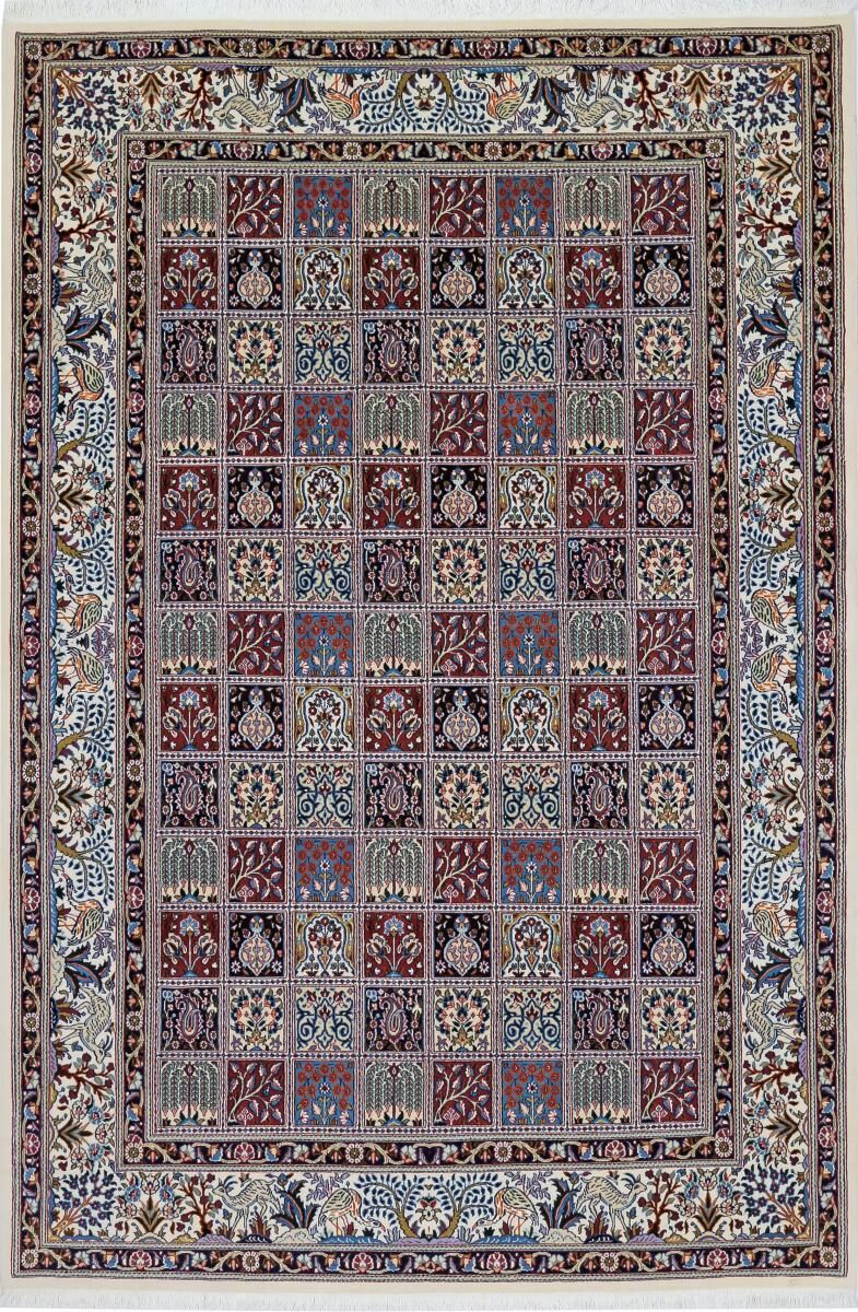 Nain Trading Tappeto Fatto A Mano Moud Dorokhsh 295x197 Marrone Scuro/Viola (Lana / Seta, Persia/Iran)