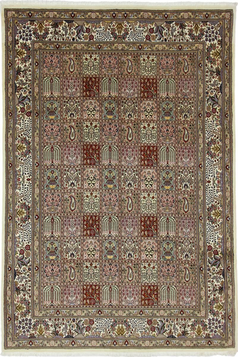 Nain Trading Tappeto Moud 297x199 Beige/Marrone Scuro (Lana / Seta, Persia/Iran, Annodato a mano)