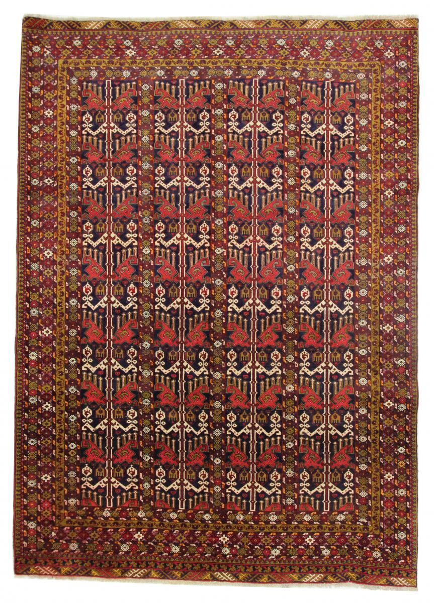 Nain Trading Tappeto Fatto A Mano Turkaman 284x199 Marrone/Rosso (Lana, Persia/Iran)