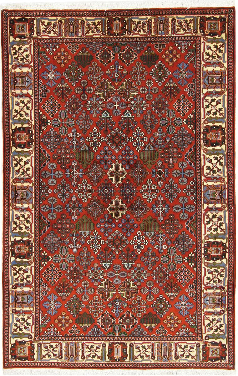 Nain Trading Tappeto Persiano Meymeh 204x132 Marrone/Ruggine (Annodato a mano, Persia/Iran, Lana)