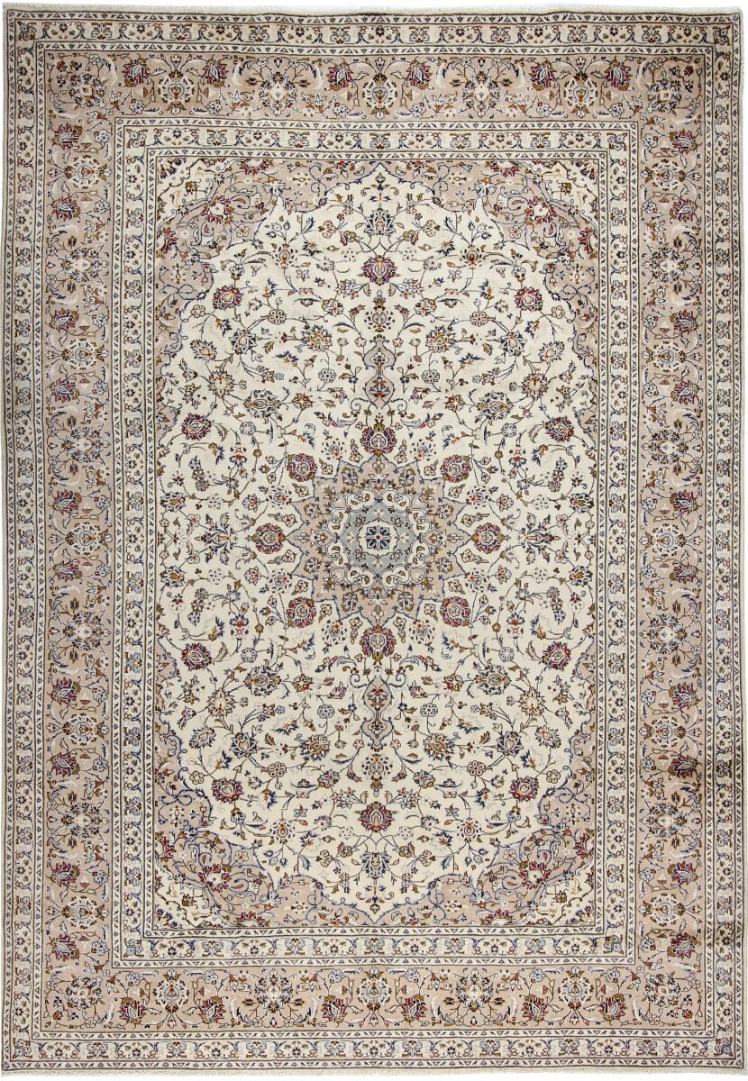 Nain Trading Tappeto Orientale Keshan 349x247 Beige/Marrone Scuro (Persia/Iran, Lana, Annodato a mano)