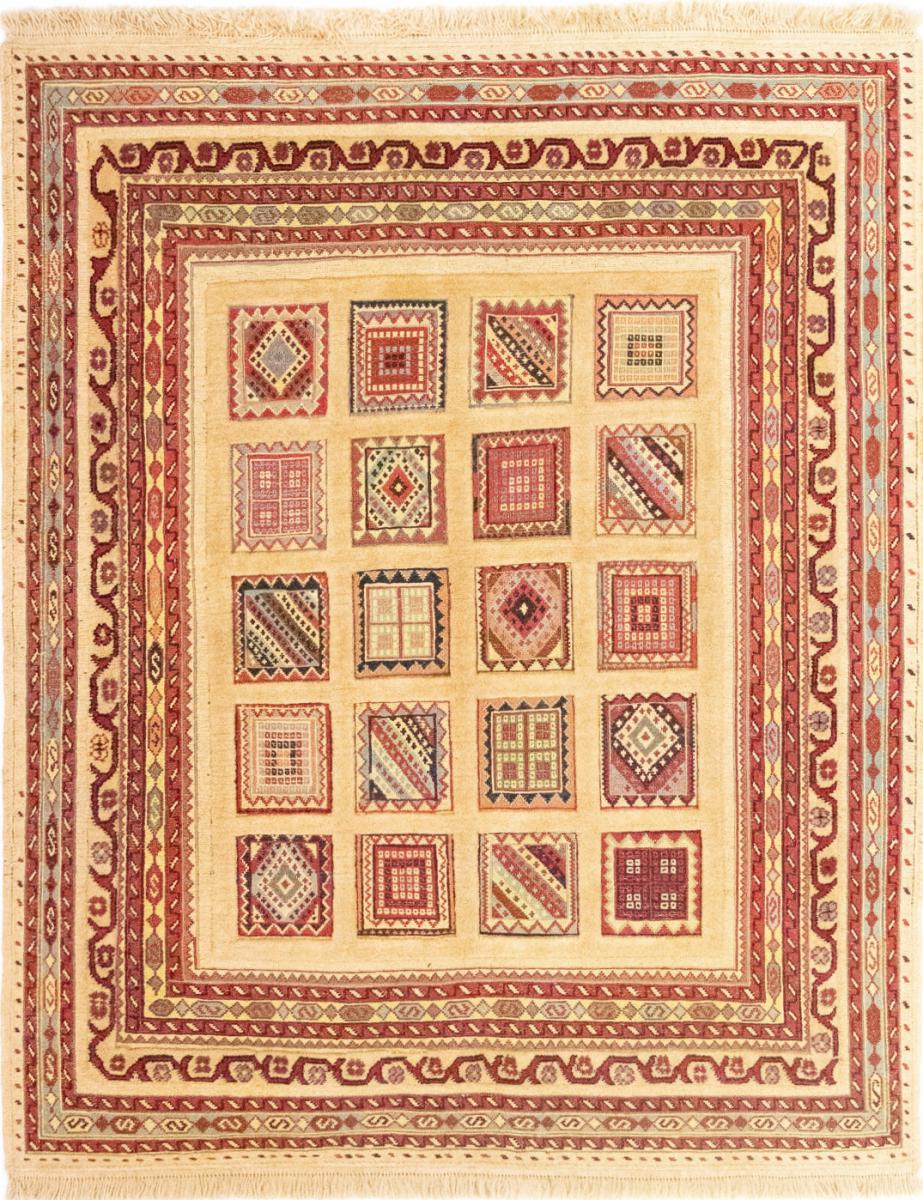 Nain Trading Tappeto Orientale Nimbaft 148x120 Arancione/Rosa (Persia/Iran, Lana, Annodato a mano)