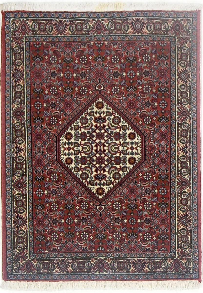 Nain Trading Tappeto Bidjar Tekab 101x75 Grigio Scuro/Beige (Lana, Persia/Iran, Annodato a mano)