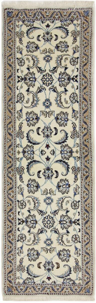 Nain Trading Tappeto Orientale Nain 9La 191x58 Corridore Beige/Marrone Scuro (Persia/Iran, Lana / Seta, Annodato a mano)