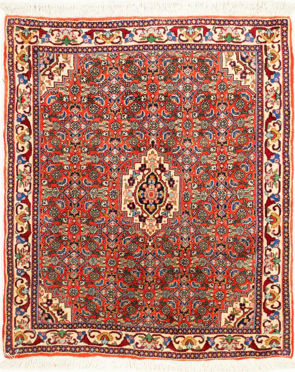 Nain Trading Tappeto Bidjar 106x85 Beige/Rosa (Lana, Persia/Iran, Annodato a mano)