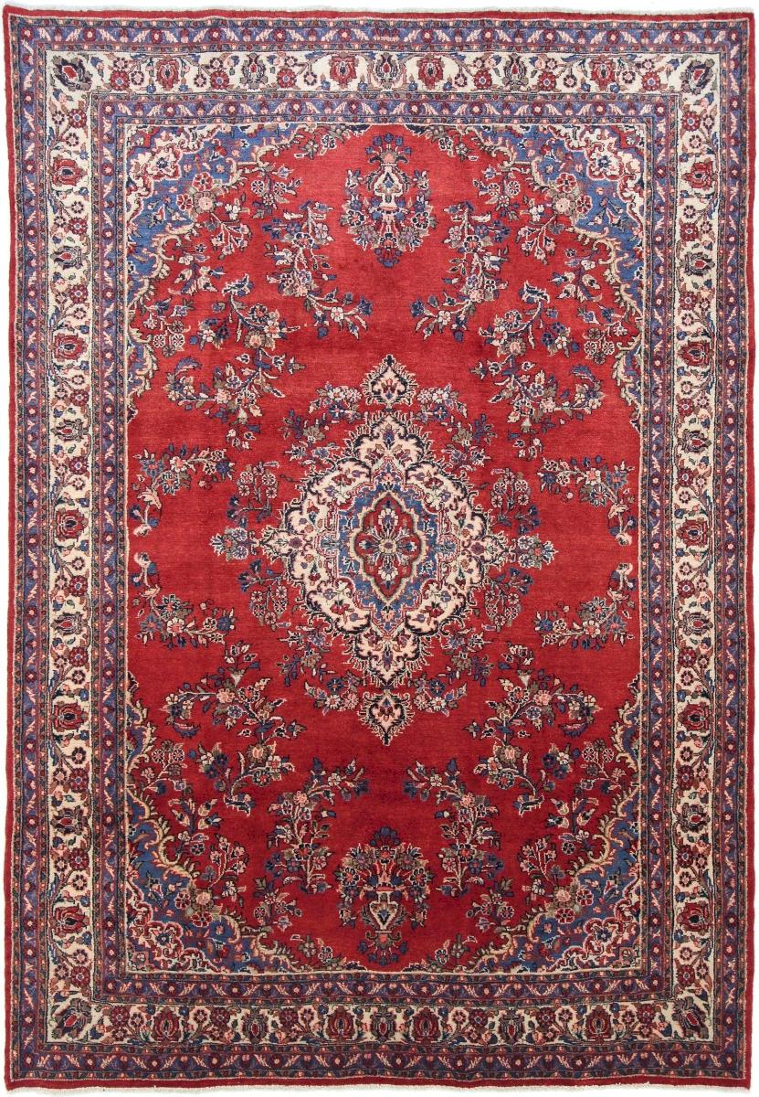 Nain Trading Tappeto Persiano Saruk 314x218 Ruggine/Rosa (Annodato a mano, Persia/Iran, Lana)
