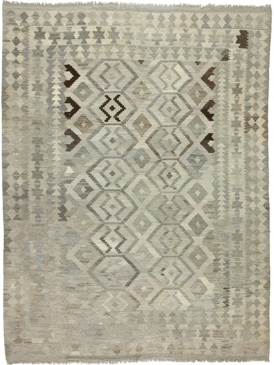 Nain Trading Tappeto Orientale Kilim Afghan Heritage 288x220 Beige/Verde Oliva (Afghanistan, Lana, Tessuto a mano)