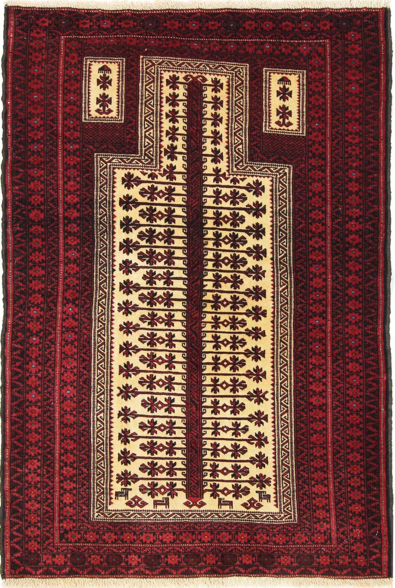 Nain Trading Tappeto Beluch 145x98 Marrone Scuro/Ruggine (Lana, Persia/Iran, Annodato a mano)