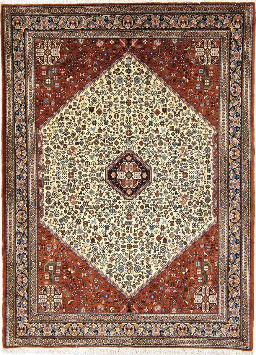 Nain Trading Tappeto Ghashghai Sherkat 206x150 Moderna/Design Beige/Marrone (Annodato a mano, Lana, Persia/Iran)