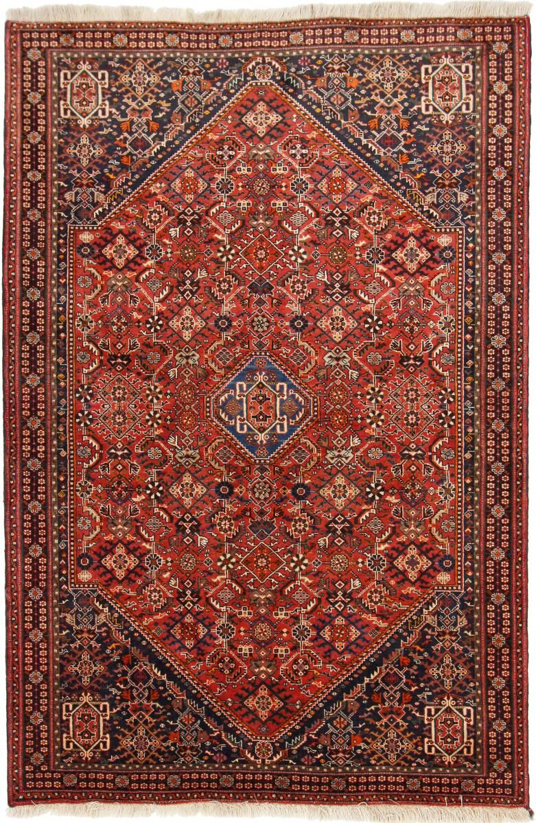 Nain Trading Tappeto Ghashghai 205x133 Moderna/Design Ruggine/Rosa (Annodato a mano, Lana, Persia/Iran)