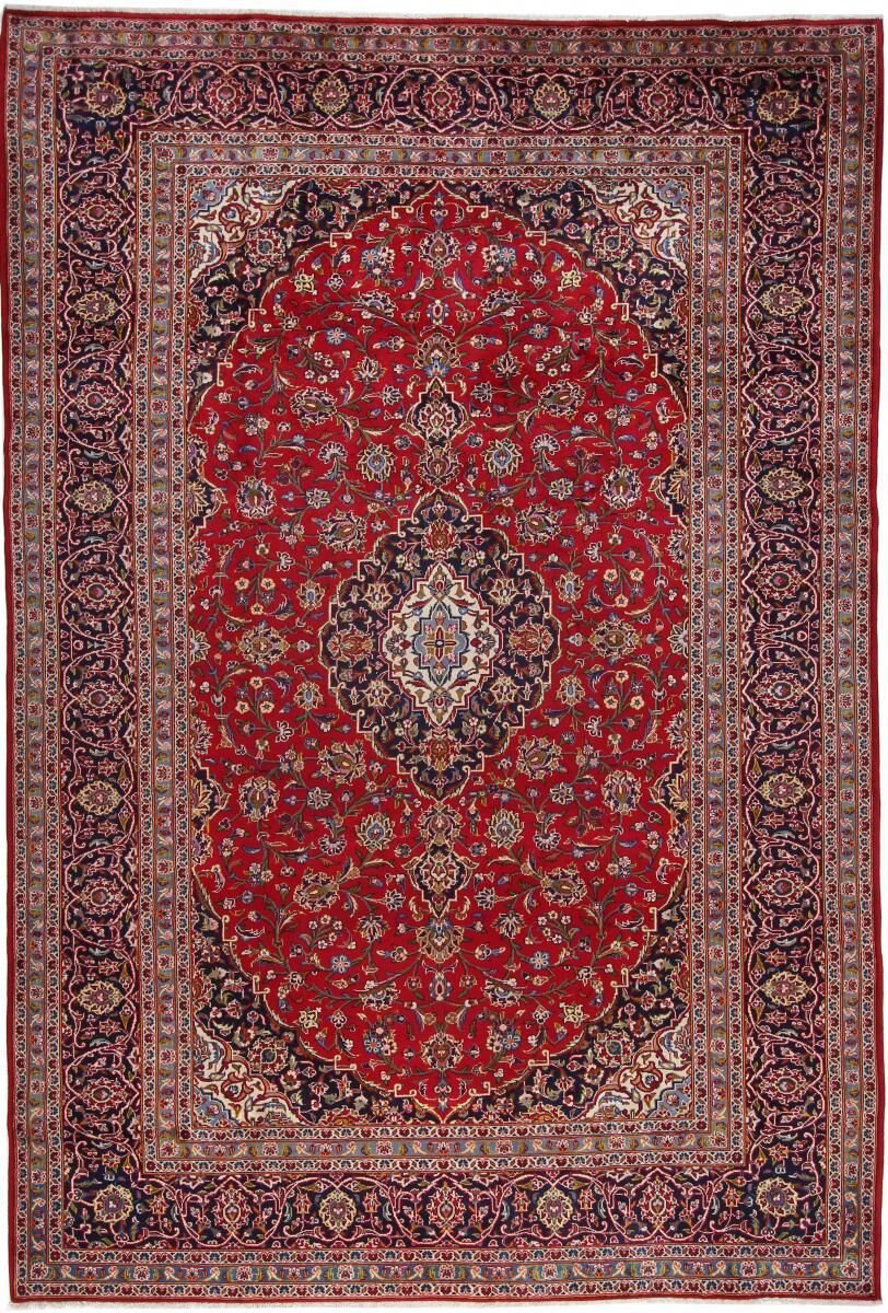 Nain Trading Tappeto Fatto A Mano Keshan 358x241 Marrone Scuro/Viola (Lana, Persia/Iran)