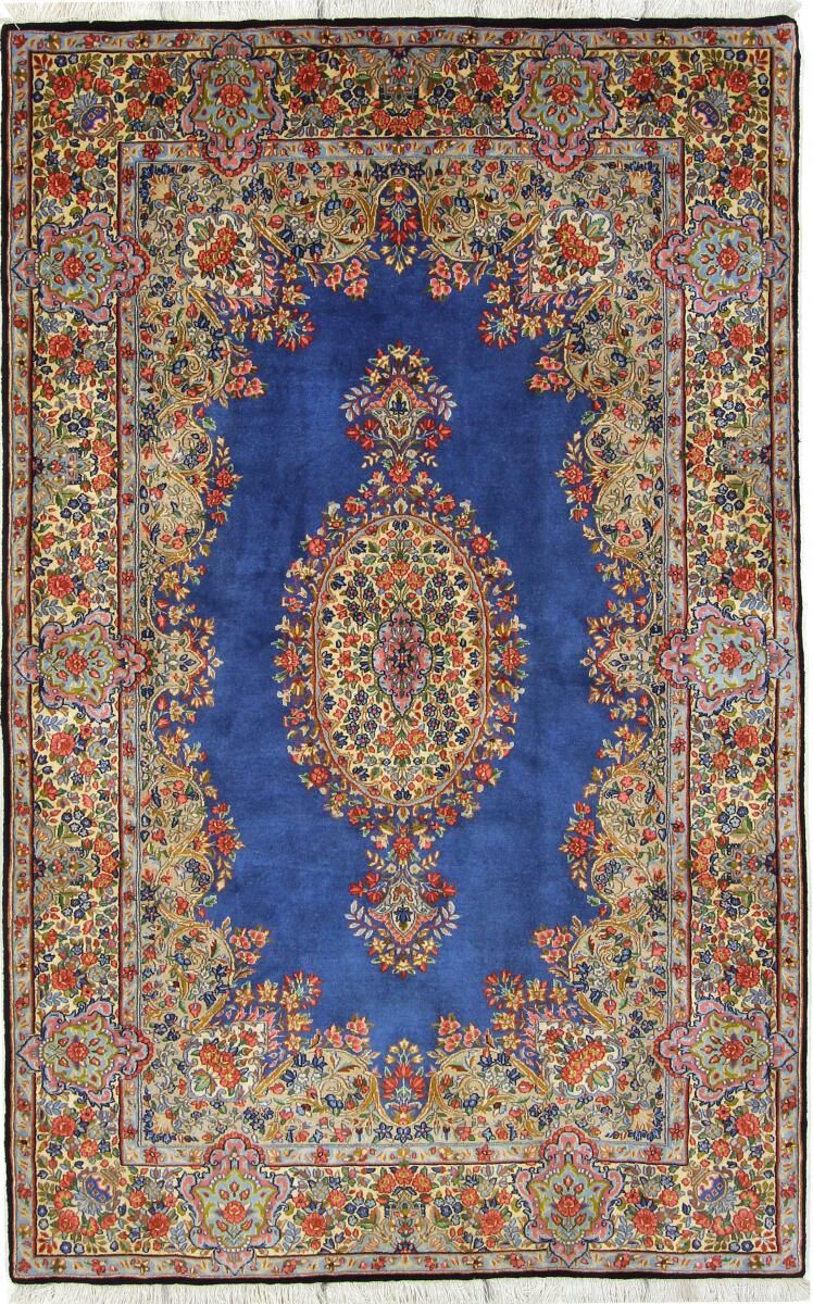 Nain Trading Tappeto Fatto A Mano Kirman Rafsanjan 243x150 Beige/Viola (Lana, Persia/Iran)
