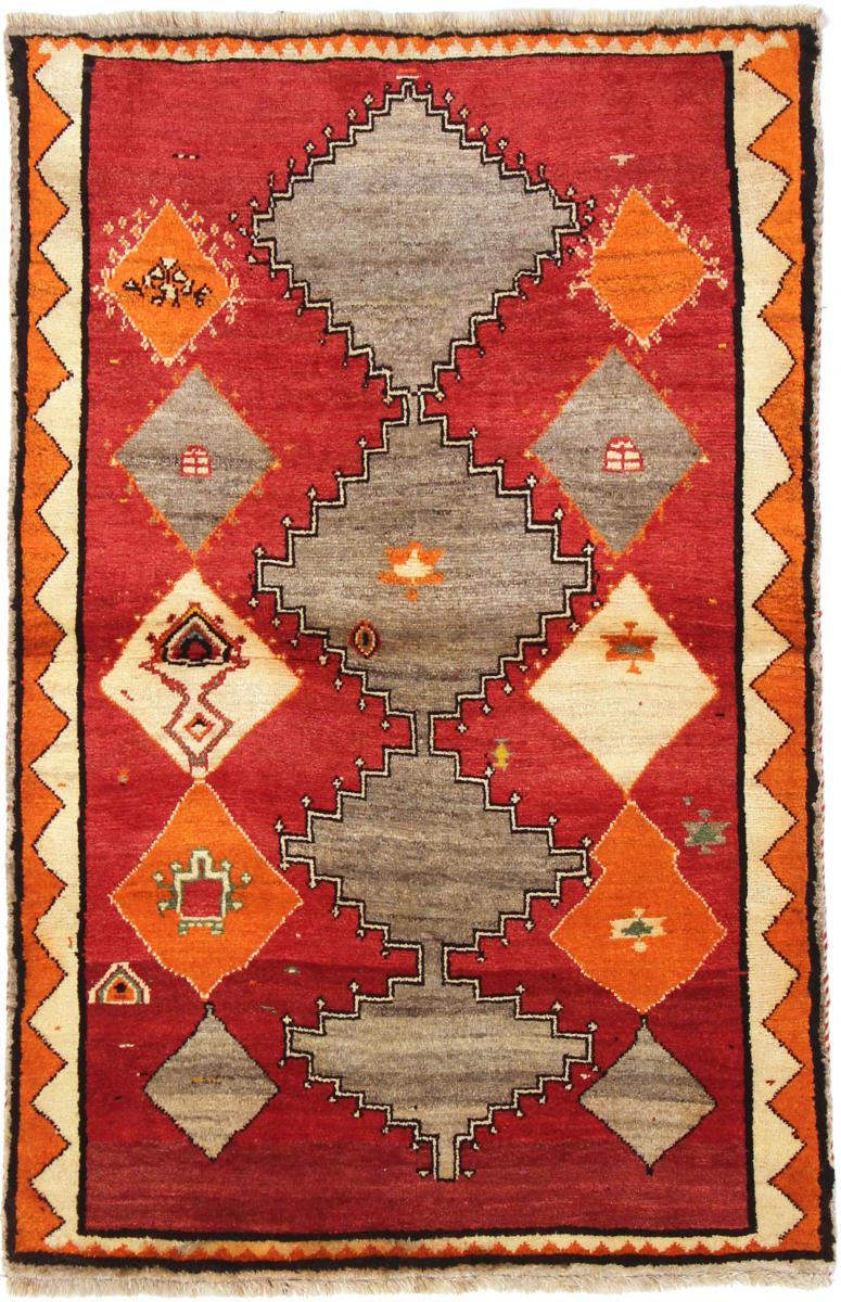 Nain Trading Tappeto Persiano Ghashghai 168x111 Arancione/Rosa (Annodato a mano, Persia/Iran, Lana)