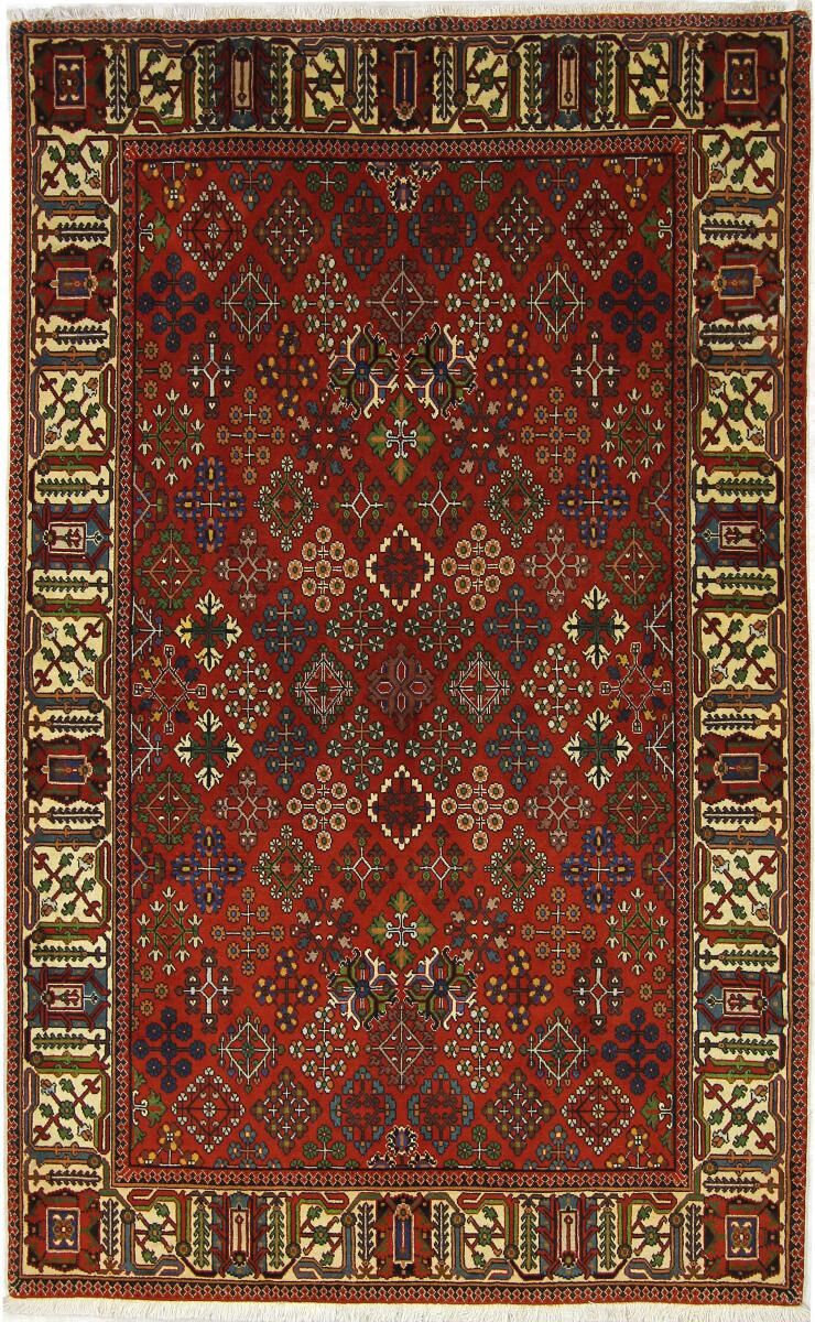 Nain Trading Tappeto Orientale Meymeh 217x134 Marrone/Rosso Scuro (Persia/Iran, Lana, Annodato a mano)