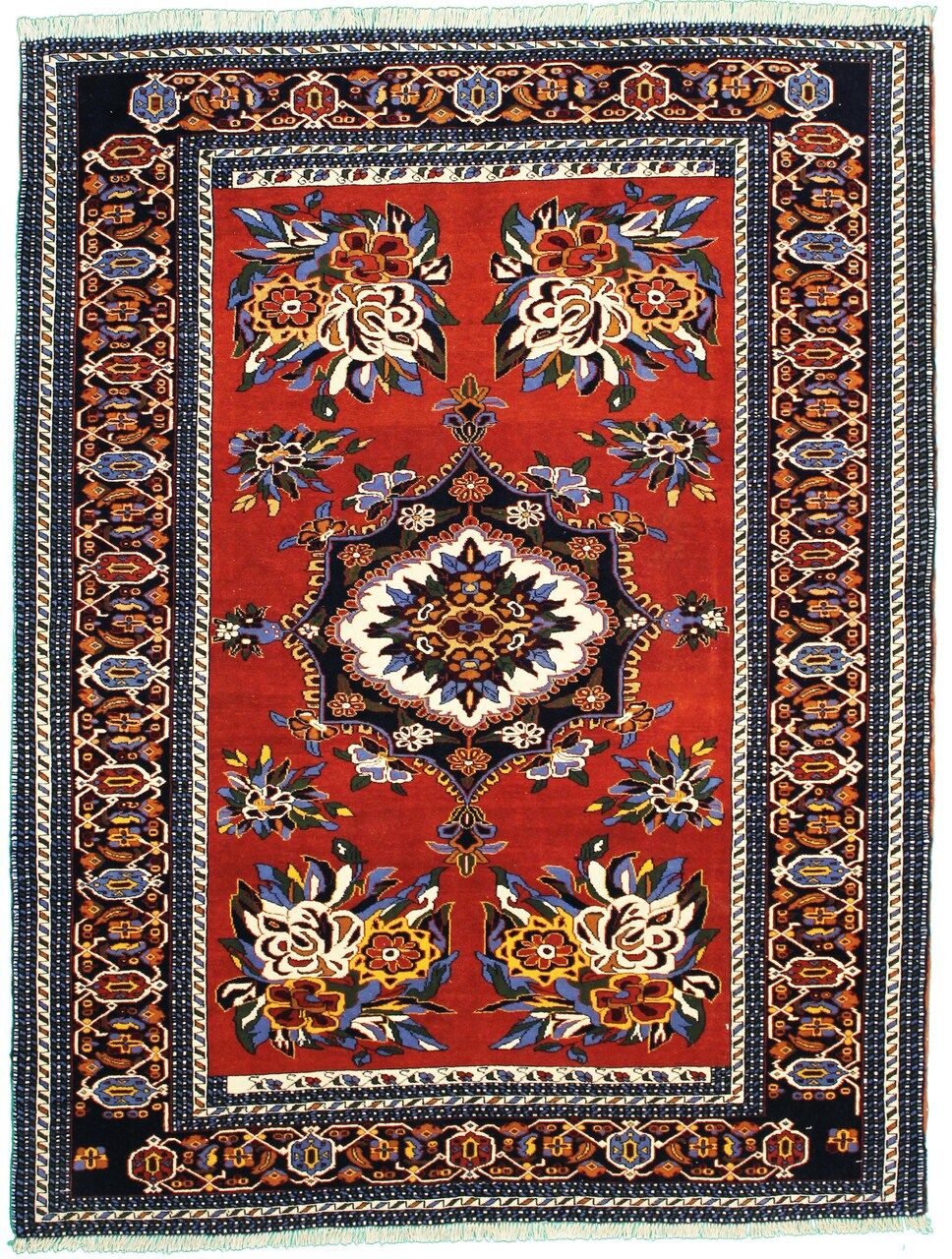 Nain Trading Tappeto Orientale Ghutschan 180x140 Marrone/Ruggine (Lana, Persia/Iran, Annodato a mano)