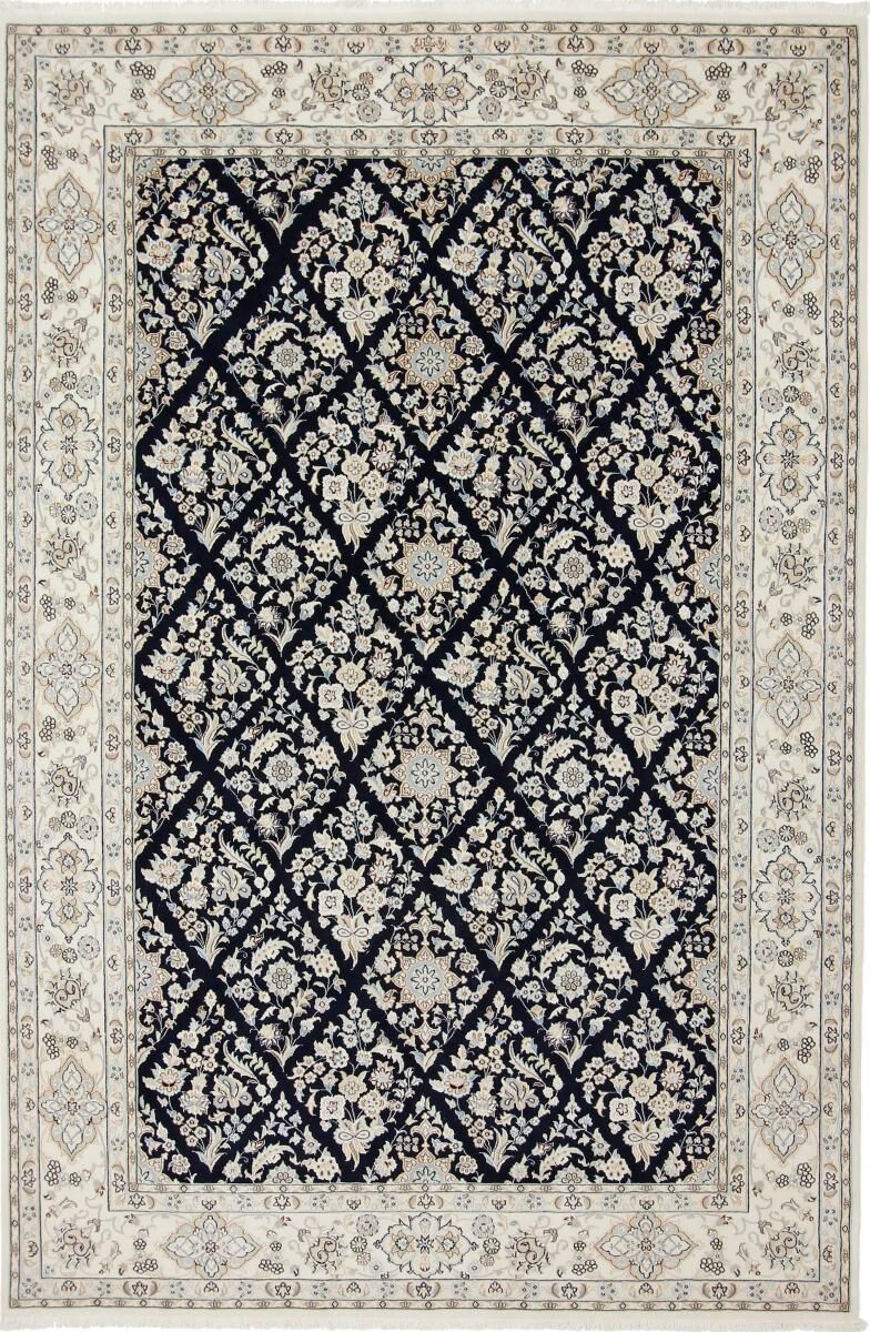 Nain Trading Tappeto Orientale Nain 9La Sherkat Firmato 292x196 Grigio Scuro/Beige (Persia/Iran, Lana, Annodato a mano)