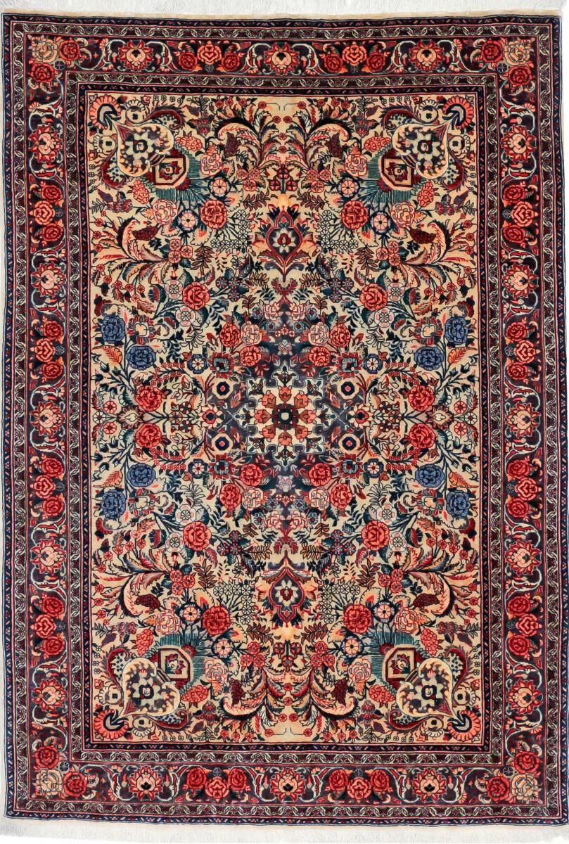 Nain Trading Tappeto Fatto A Mano Bidjar 168x119 Grigio Scuro/Viola (Lana / Seta, Persia/Iran)