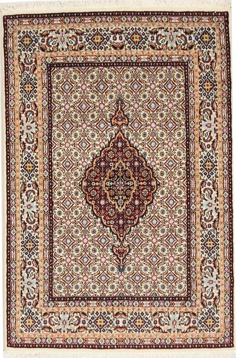 Nain Trading Tappeto Moud 145x97 Marrone Scuro/Viola (Lana / Seta, Persia/Iran, Annodato a mano)