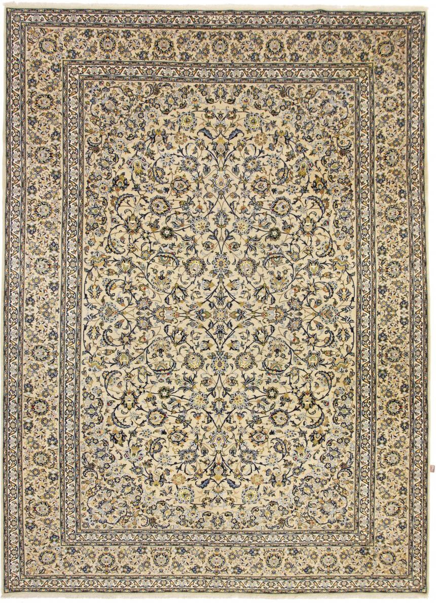 Nain Trading Tappeto Orientale Keshan Firmato Bani Kazem 418x303 Grigio/Beige (Lana, Persia/Iran, Annodato a mano)