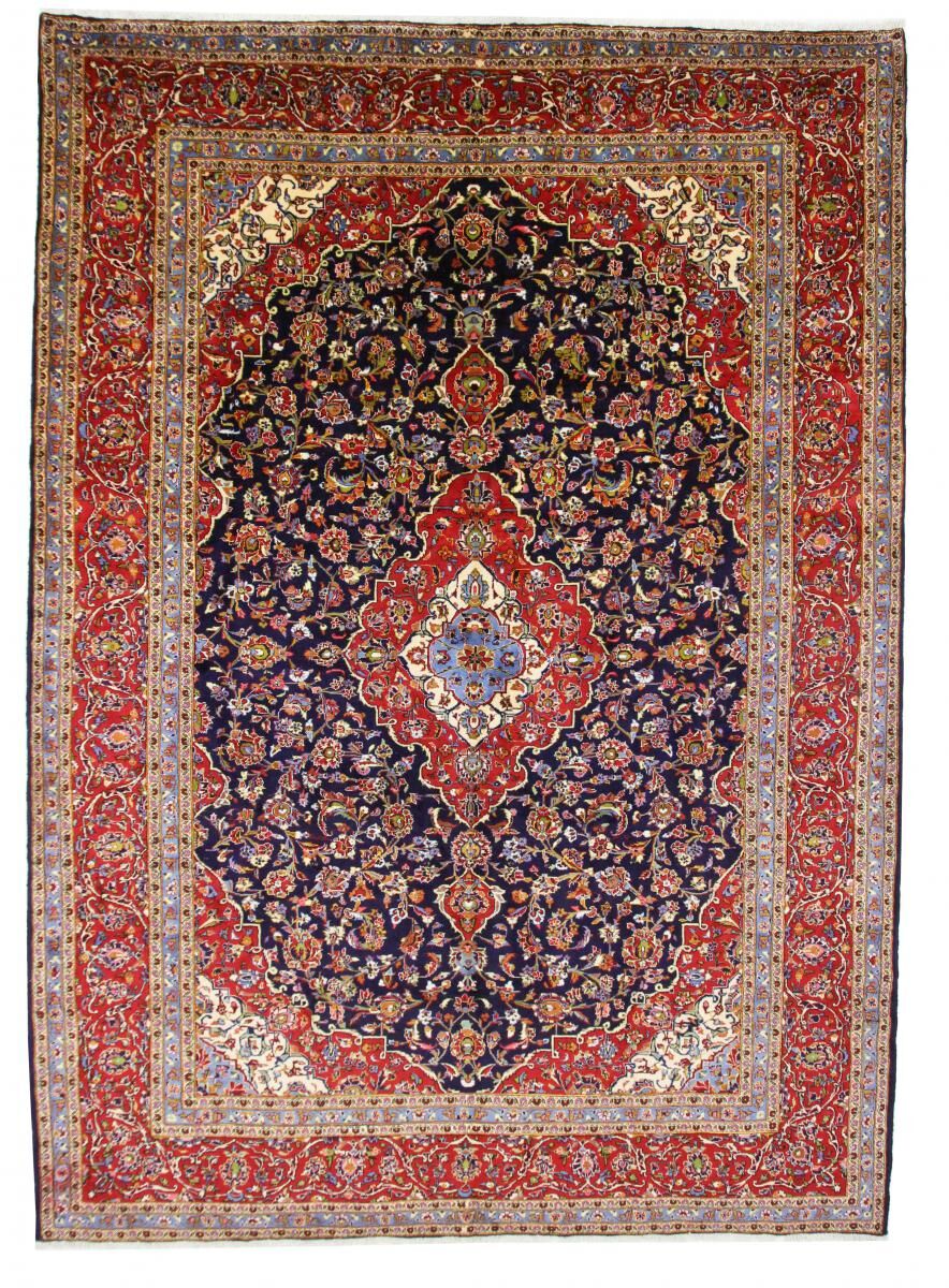 Nain Trading Tappeto Orientale Keshan 409x299 Grigio Scuro/Ruggine (Persia/Iran, Lana, Annodato a mano)