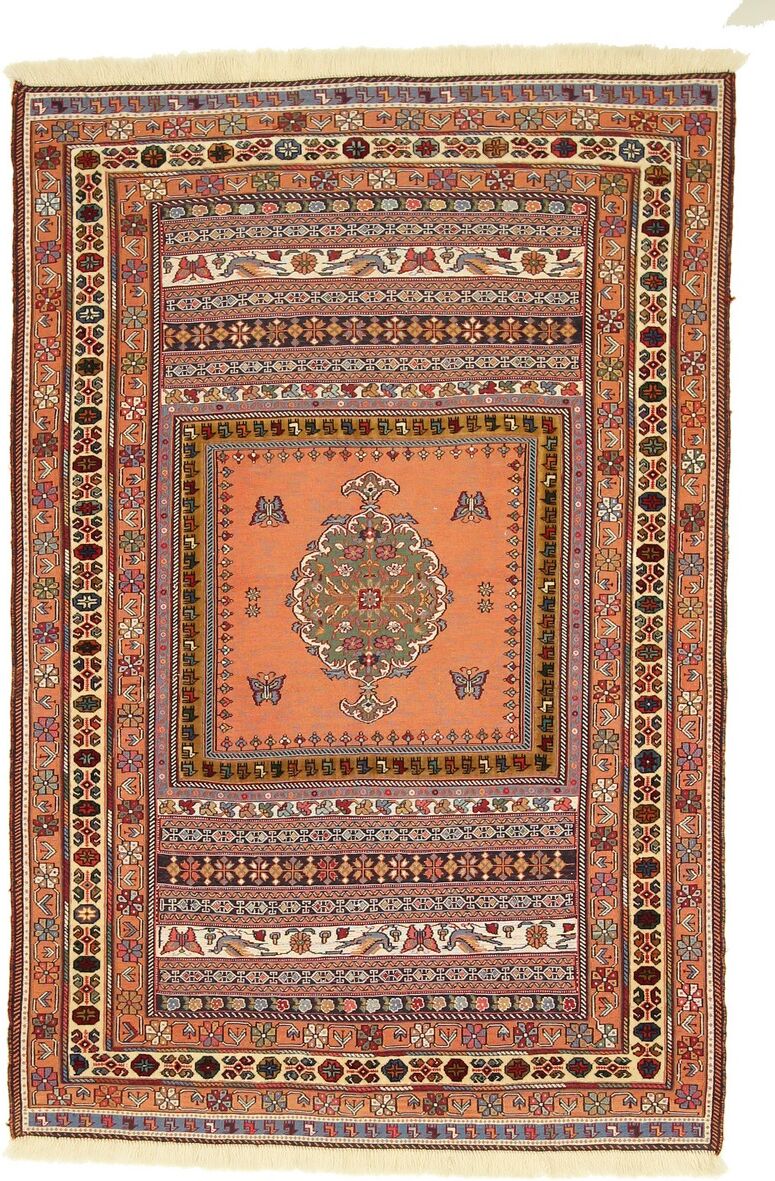 Nain Trading Tappeto Persiano Nimbaft 167x112 Marrone/Rosa (Annodato a mano, Persia/Iran, Lana)