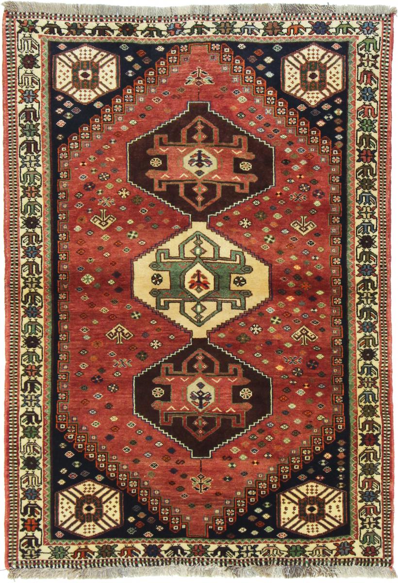 Nain Trading Tappeto Orientale Ghashghai 159x113 Beige/Marrone (Lana, Persia/Iran, Annodato a mano)