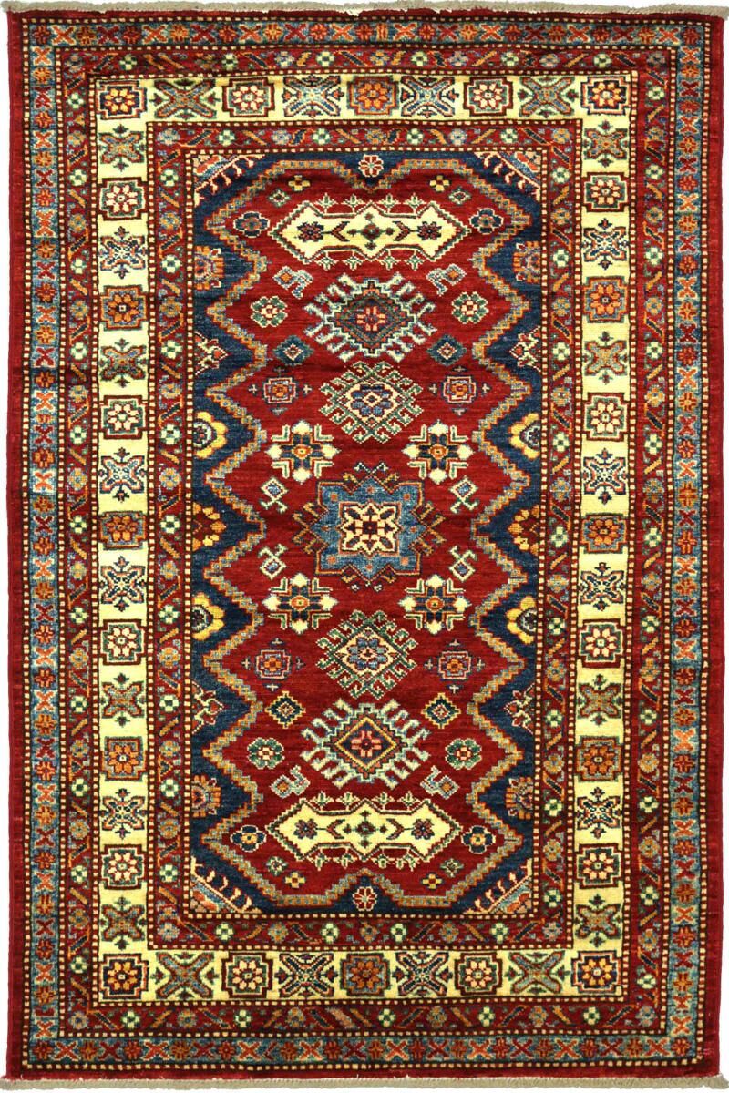 Nain Trading Tappeto Orientale Super Kazak 156x102 Rosso Scuro/Blu Scuro (Afghanistan, Lana, Annodato a mano)