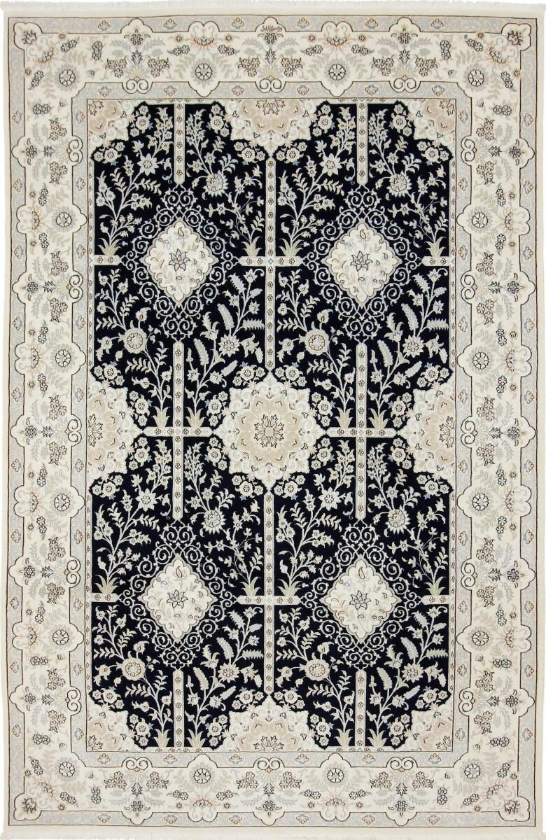 Nain Trading Tappeto Orientale Nain 9La Sherkat Firmato 311x201 Beige/Blu Scuro (Persia/Iran, Lana, Annodato a mano)