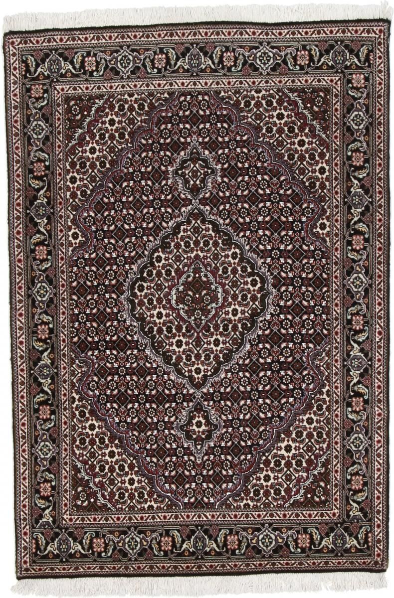 Nain Trading Tappeto Orientale Tabriz 40Raj 151x102 Beige/Viola (Persia/Iran, Lana / Seta, Annodato a mano)