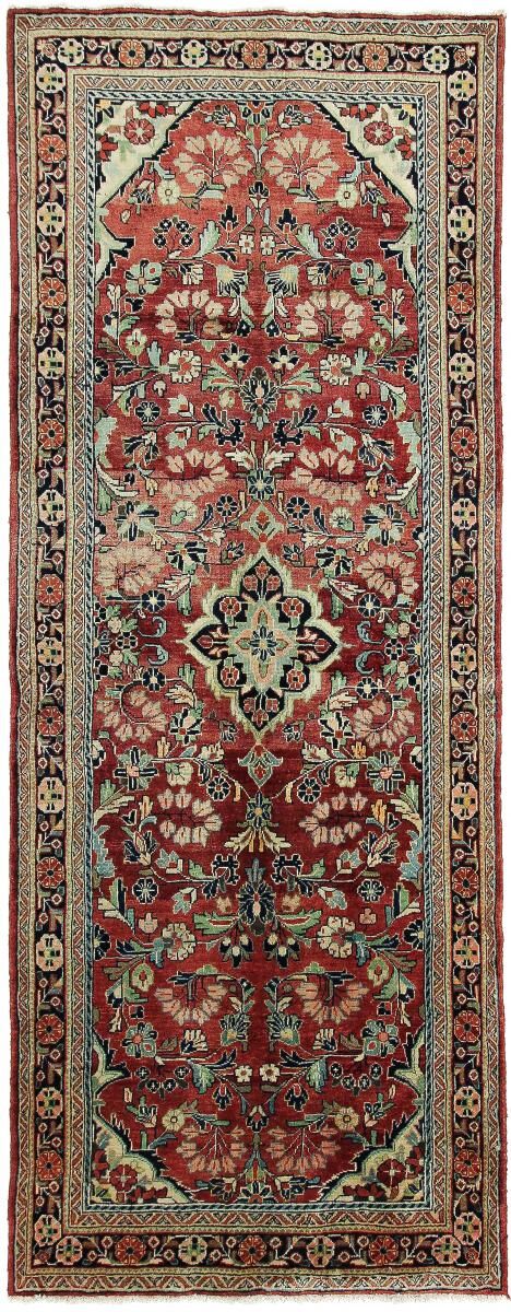 Nain Trading Tappeto Persiano Saruk 324x119 Corridore Marrone Scuro/Viola (Annodato a mano, Persia/Iran, Lana)