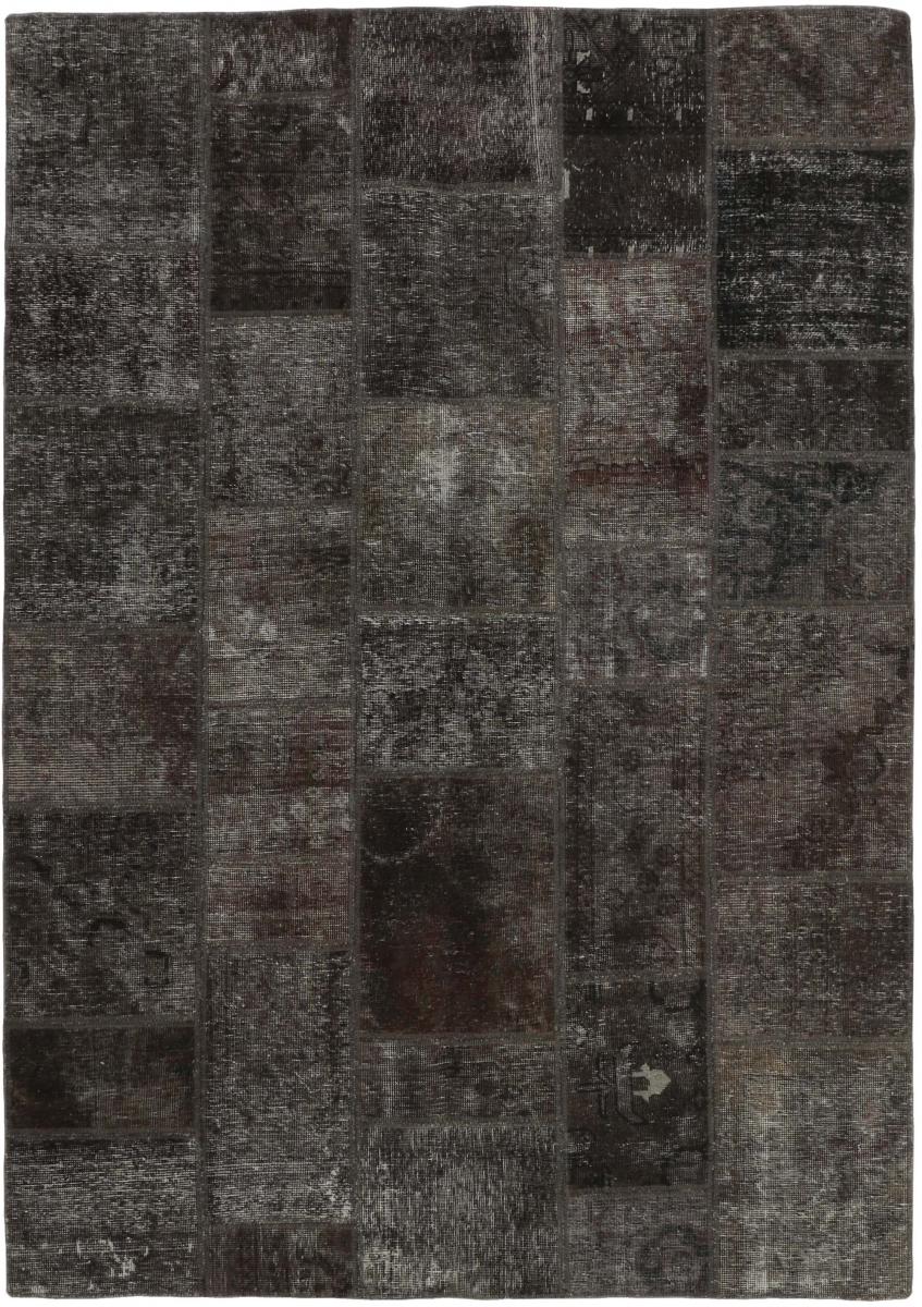 Nain Trading Tappeto Orientale Patchwork 242x173 Grigio Scuro (Persia/Iran, Lana, Annodato a mano)