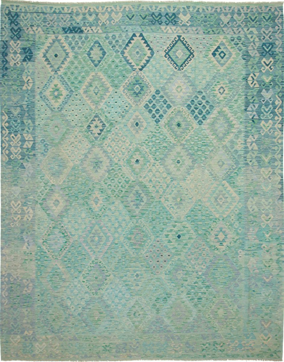 Nain Trading Tappeto Kilim Afghan Heritage 344x274 Moderna/Design Beige/Blu (Tessuto a mano, Lana, Afghanistan)