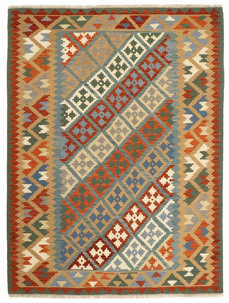 Nain Trading Tappeto Orientale Kilim Fars 244x178 Beige/Marrone (Lana, Persia/Iran, Tessuto a mano)