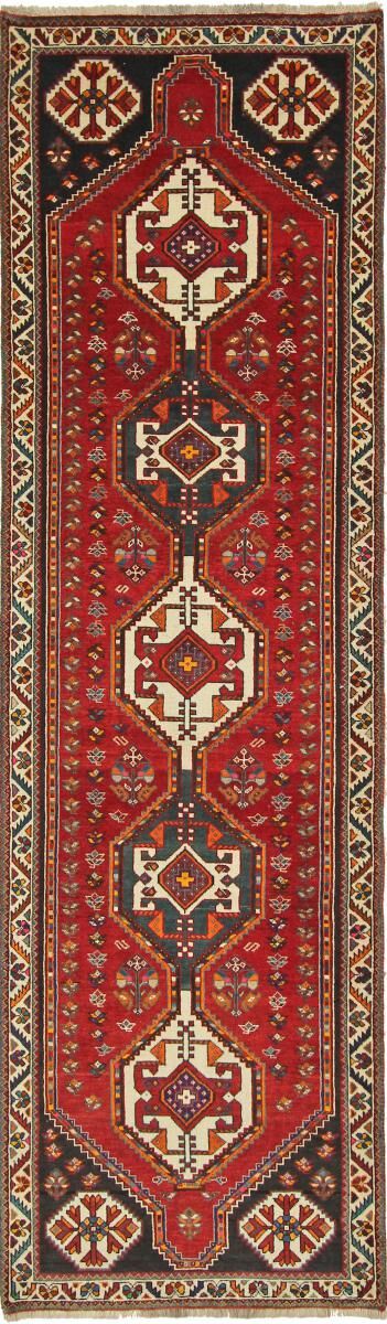 Nain Trading Tappeto Persiano Ghashghai 281x83 Corridore Beige/Ruggine (Annodato a mano, Persia/Iran, Lana)