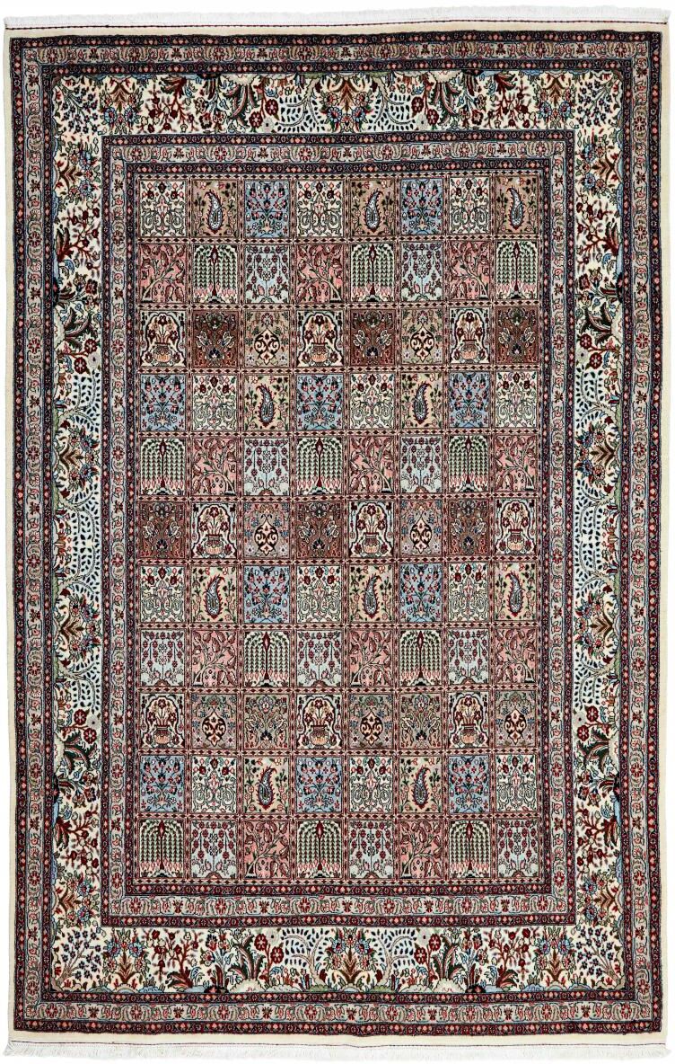 Nain Trading Tappeto Orientale Moud Garden 305x195 Grigio/Marrone Scuro (Persia/Iran, Lana / Seta, Annodato a mano)