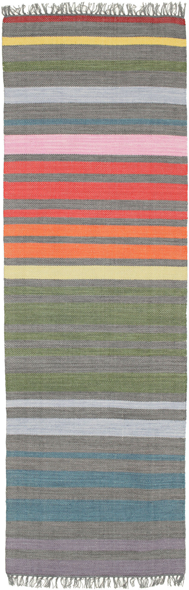 RugVista Rainbow Stripe Tappeto - Multicolore 80x250