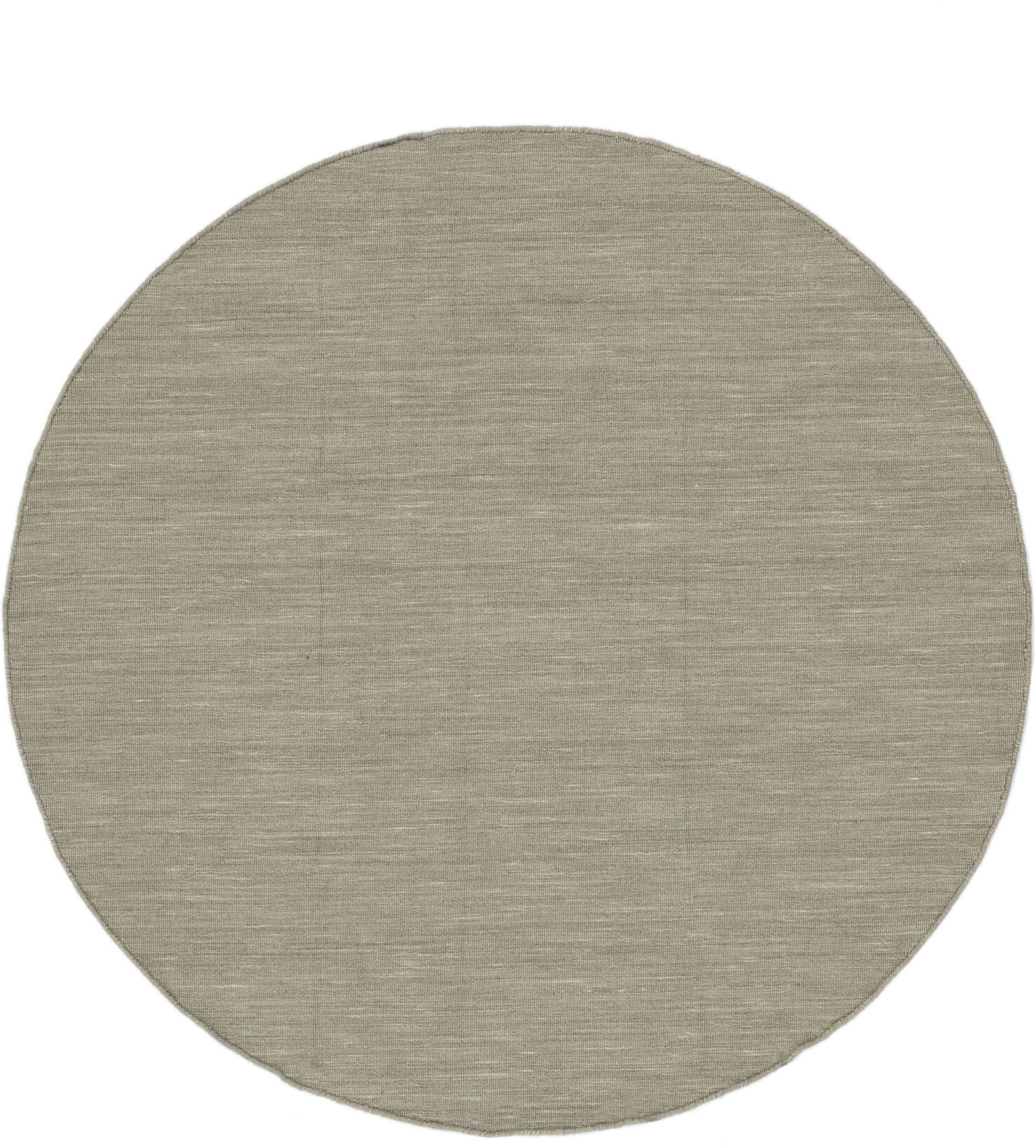 RugVista Kilim loom Tappeto - Grigio chiaro / Beige  Ø 150