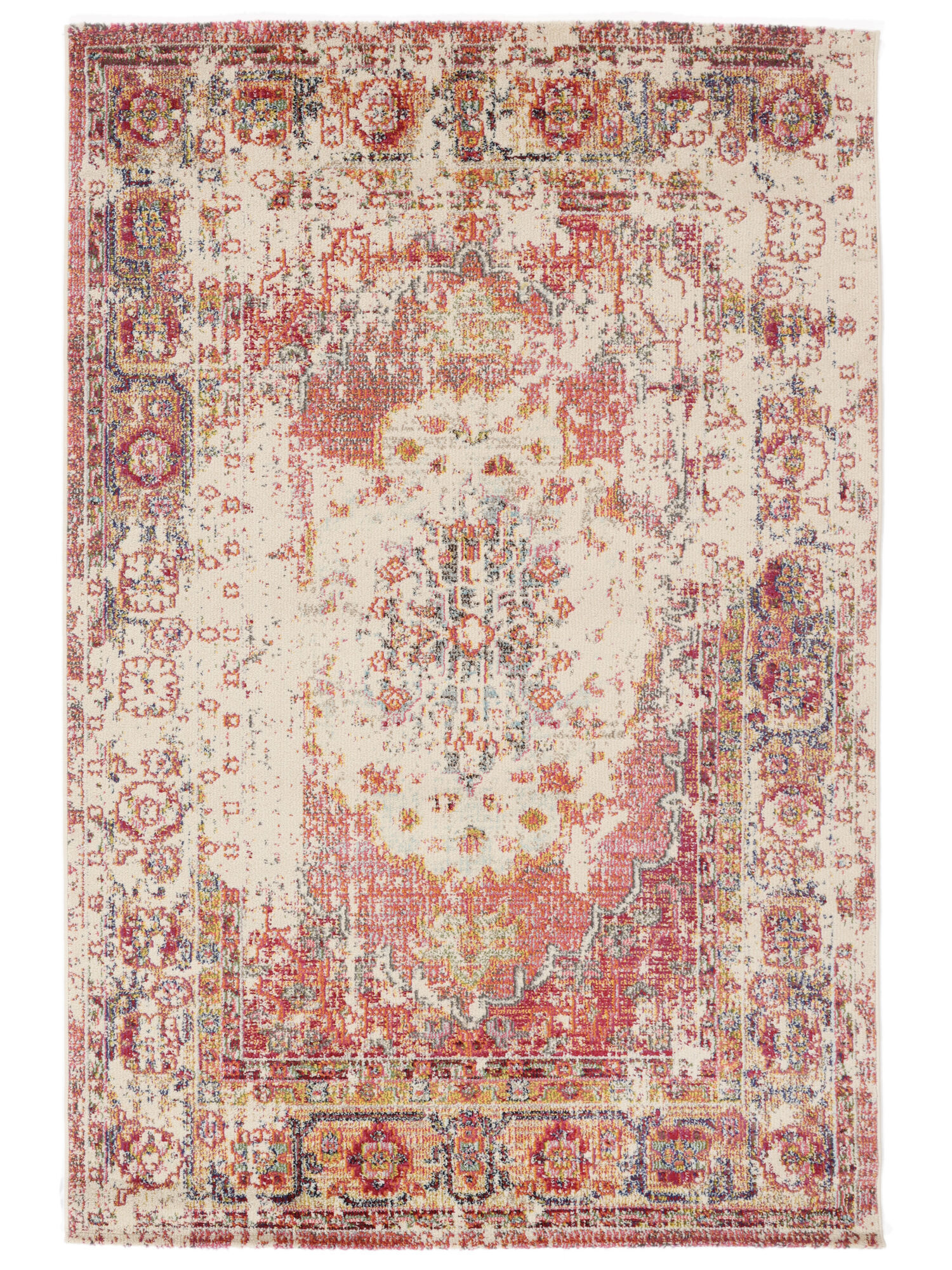 RugVista Ava Tappeto - Rosso corallo / Beige 200x300