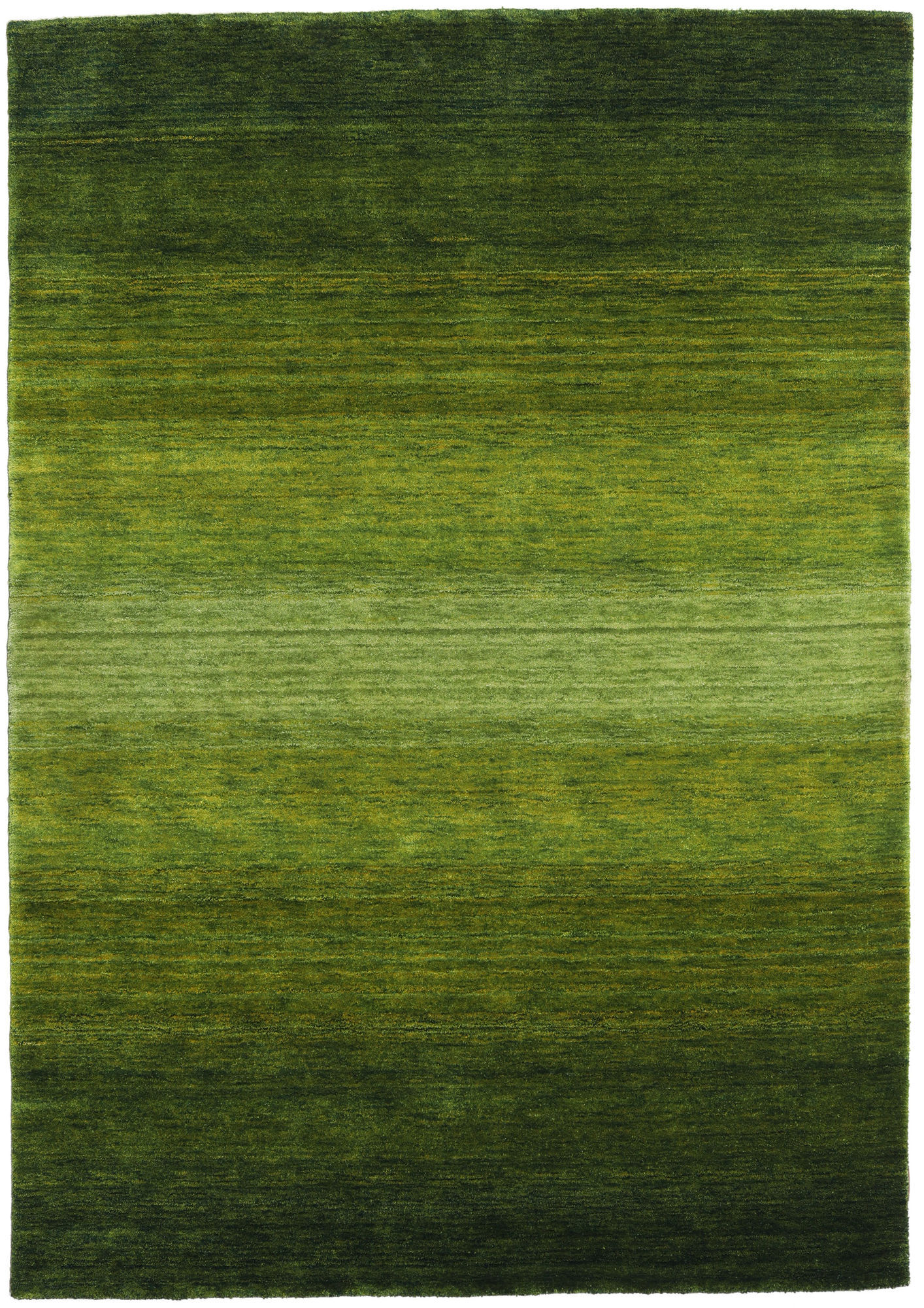 Annodato a mano. Provenienza: India Gabbeh Rainbow Tappeto - Verde 160x230
