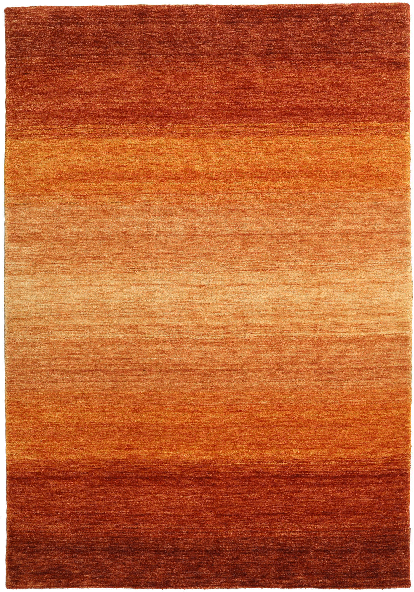 Annodato a mano. Provenienza: India Gabbeh Rainbow Tappeto - Rosso ruggine 160x230