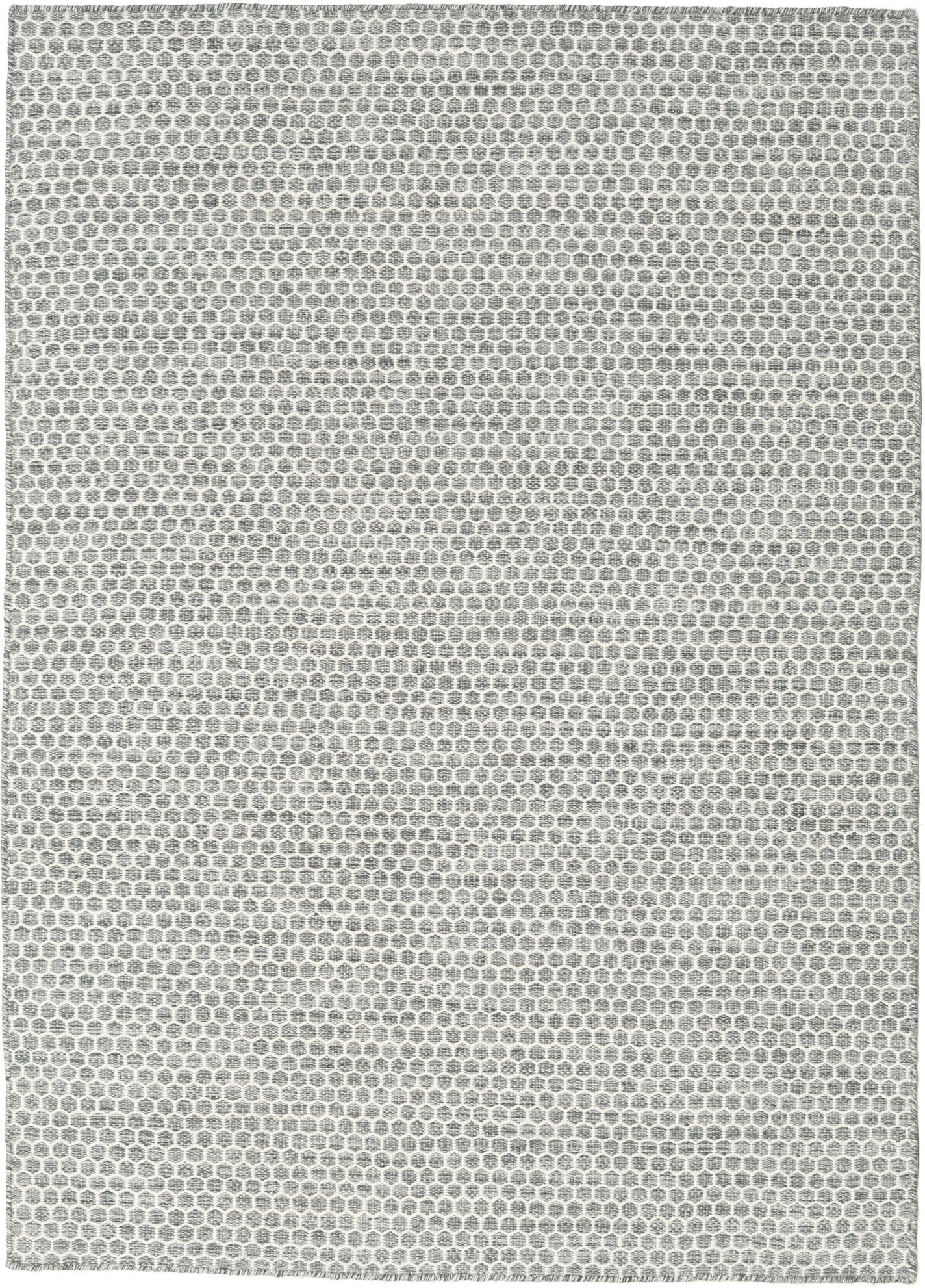 Annodato a mano. Provenienza: India Kilim Honey Comb Tappeto - Grigio 140x200