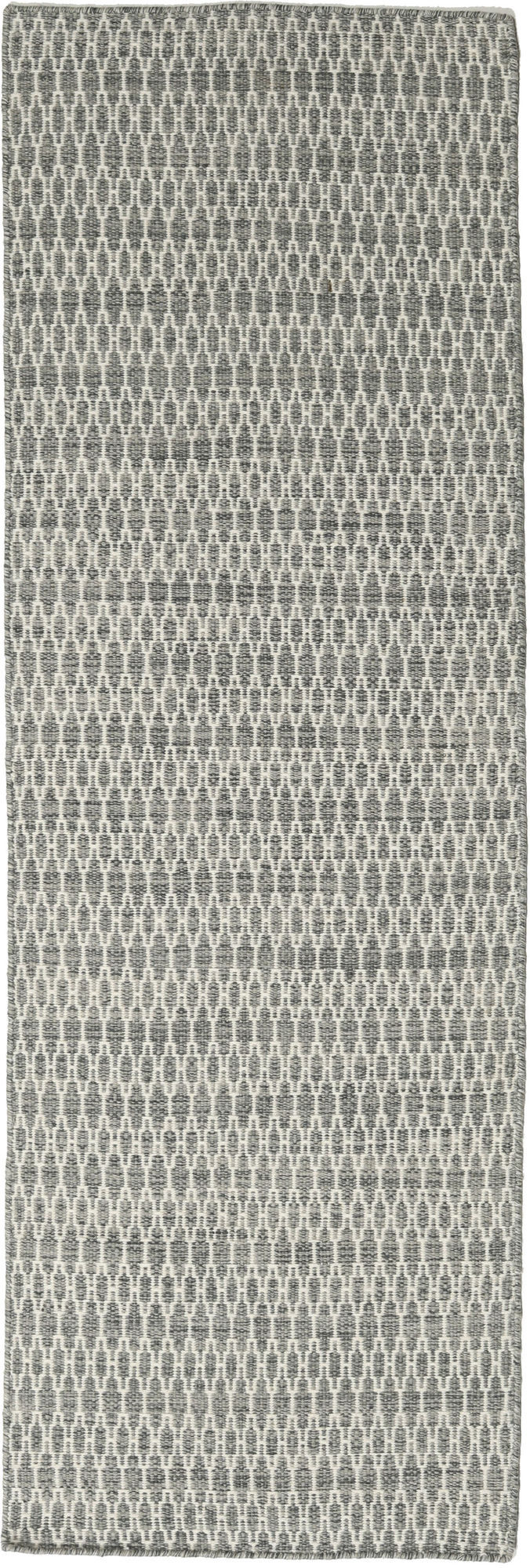 Annodato a mano. Provenienza: India Kilim Long Stitch Tappeto - Grigio 80x240