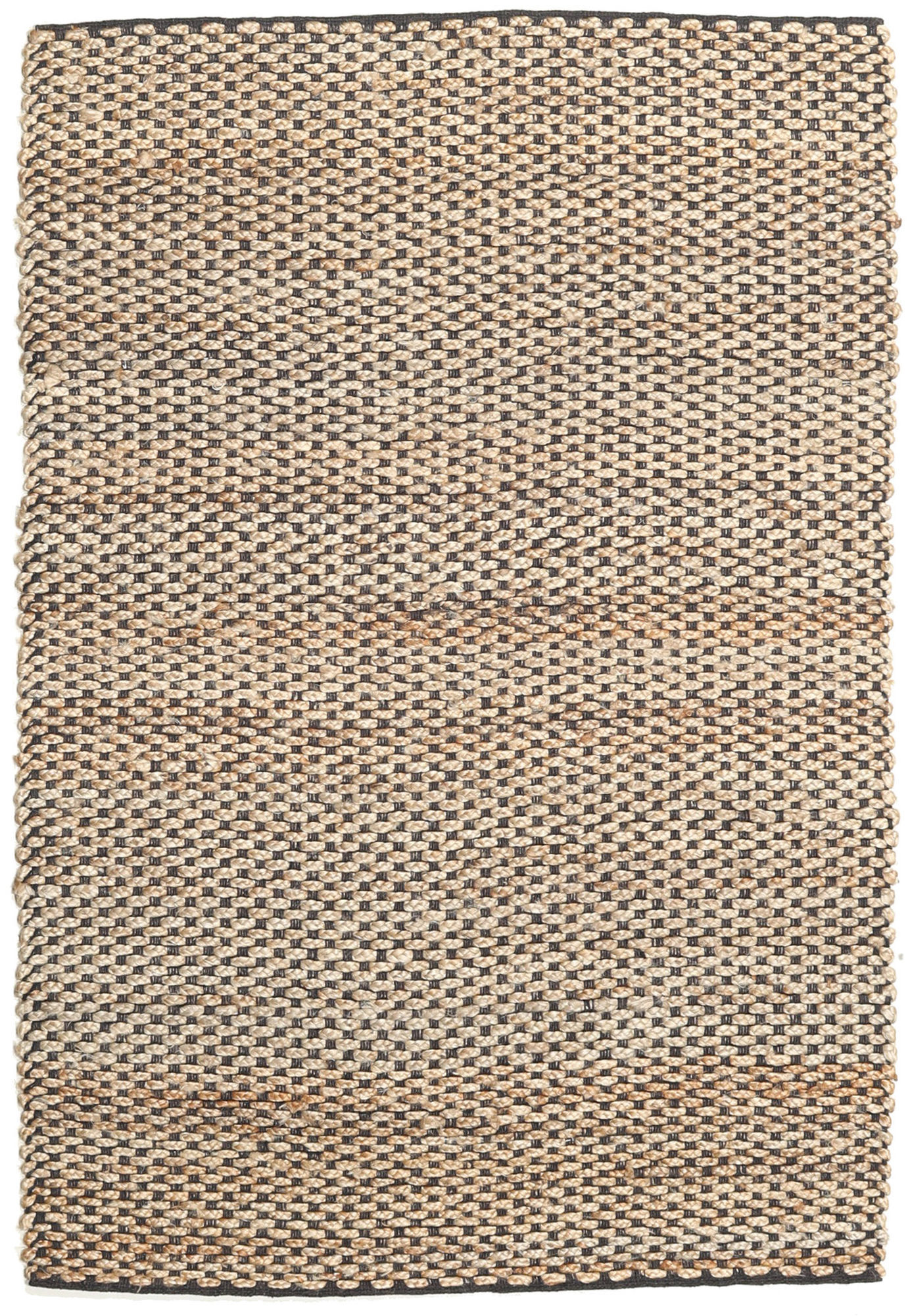 RugVista Siri Jute Tappeto - Beige / Nero 120x180