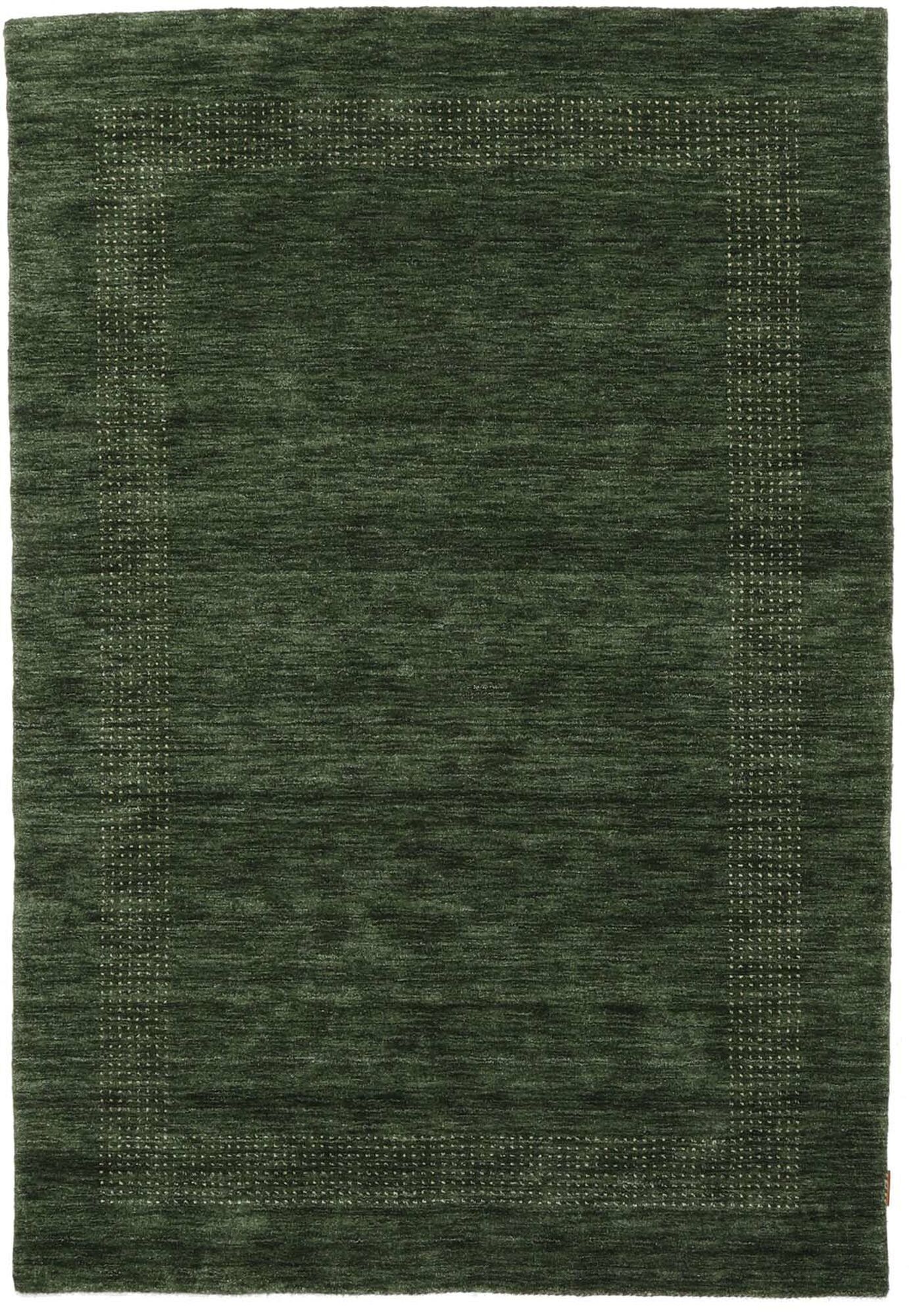 RugVista Handloom Gabba Tappeto - Verde bosco 140x200