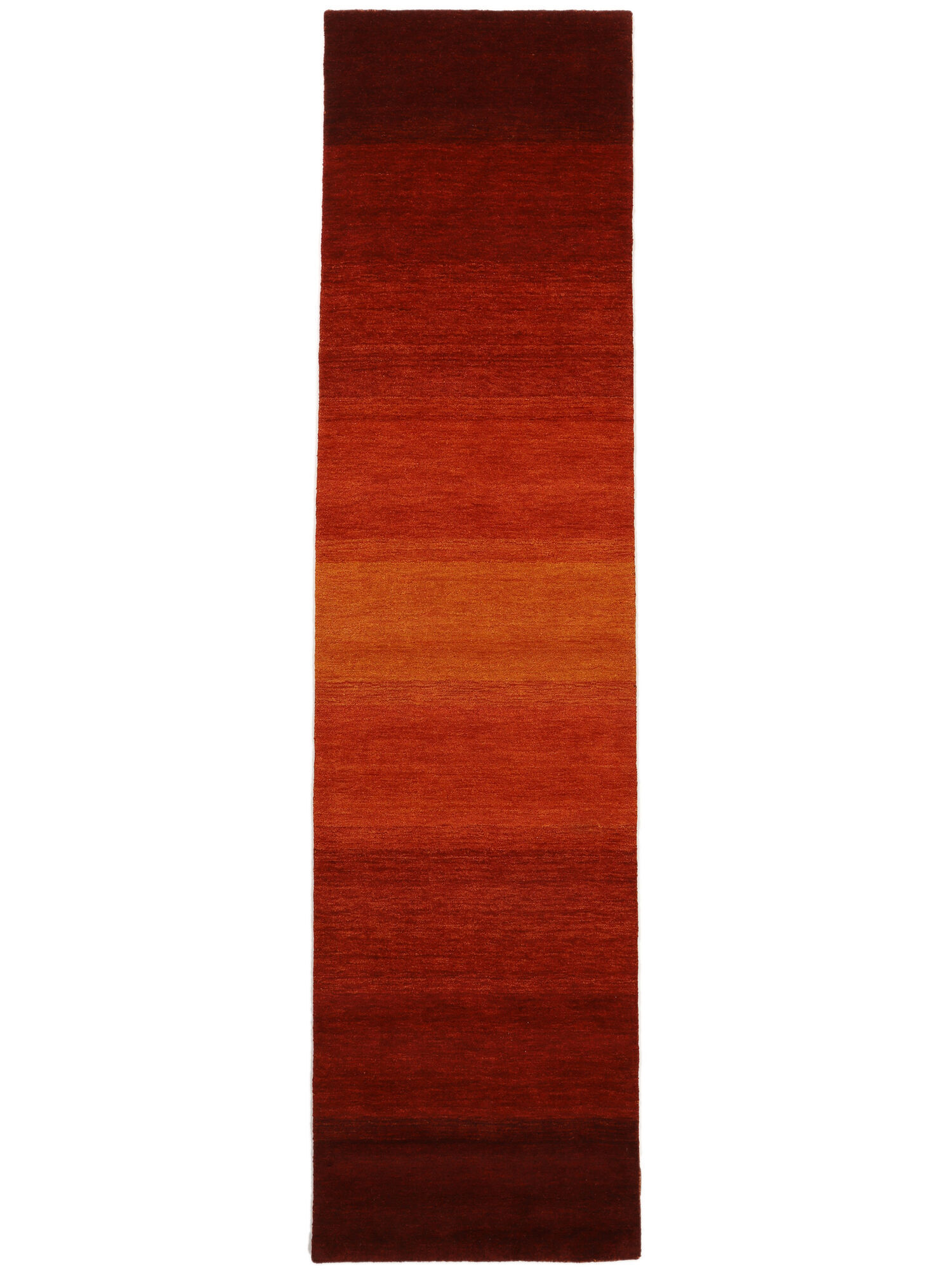 Annodato a mano. Provenienza: India Gabbeh Rainbow Tappeto - Rosso 80x340