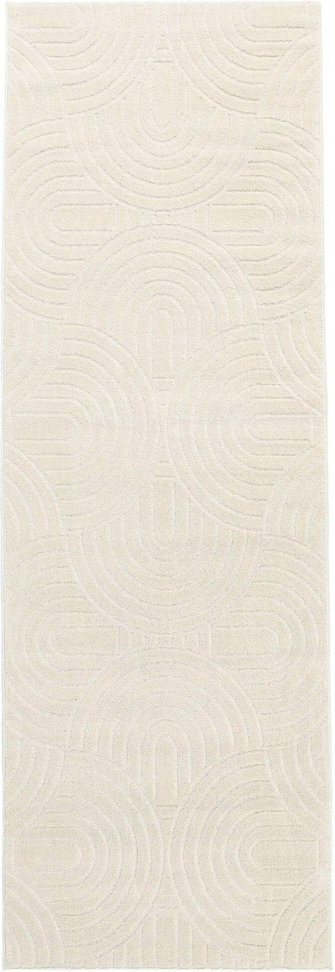 RugVista Mini Tappeto - Bianco crema 100x300