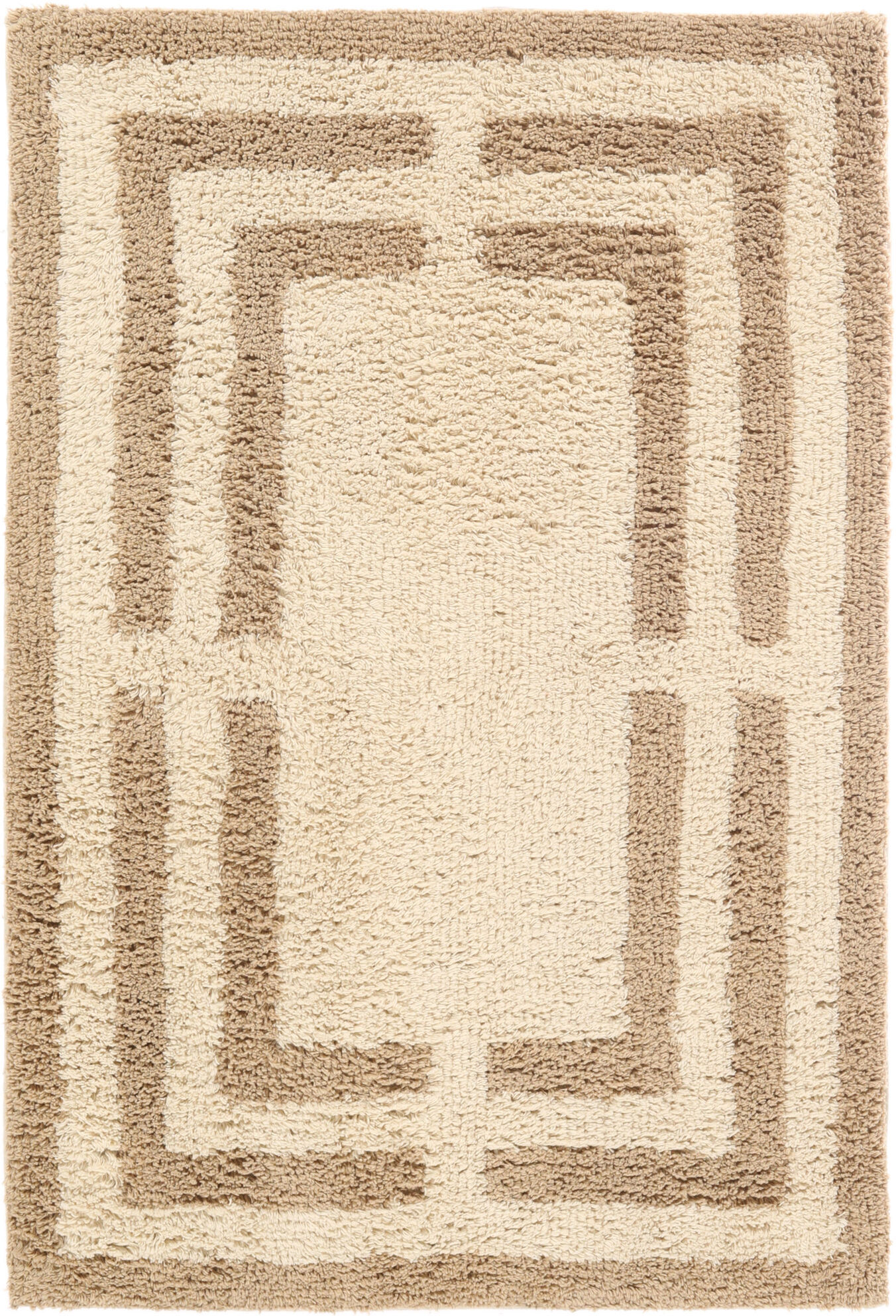 RugVista Chateau tappeto da bagno - Bianco naturale / Beige 60x90